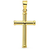 Los mejores  - Cruz Oro Lisa pequeña 16x10 mm